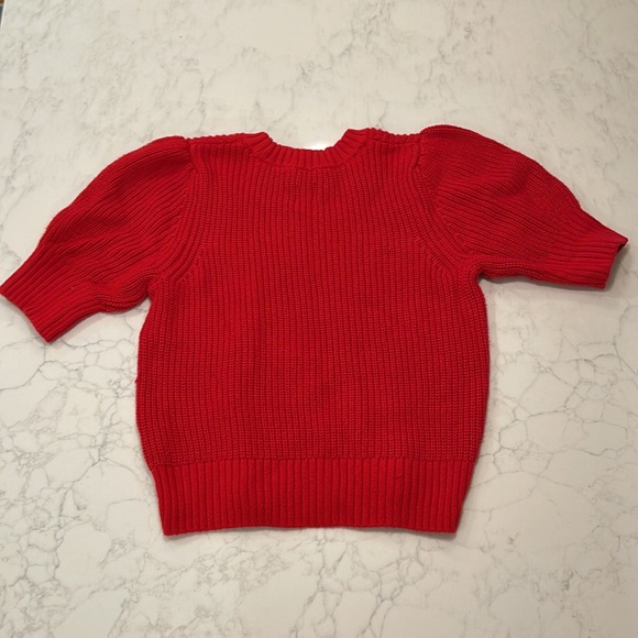Gap Red Short Sleeve Sweater Size Medium - Picture 5 of 5